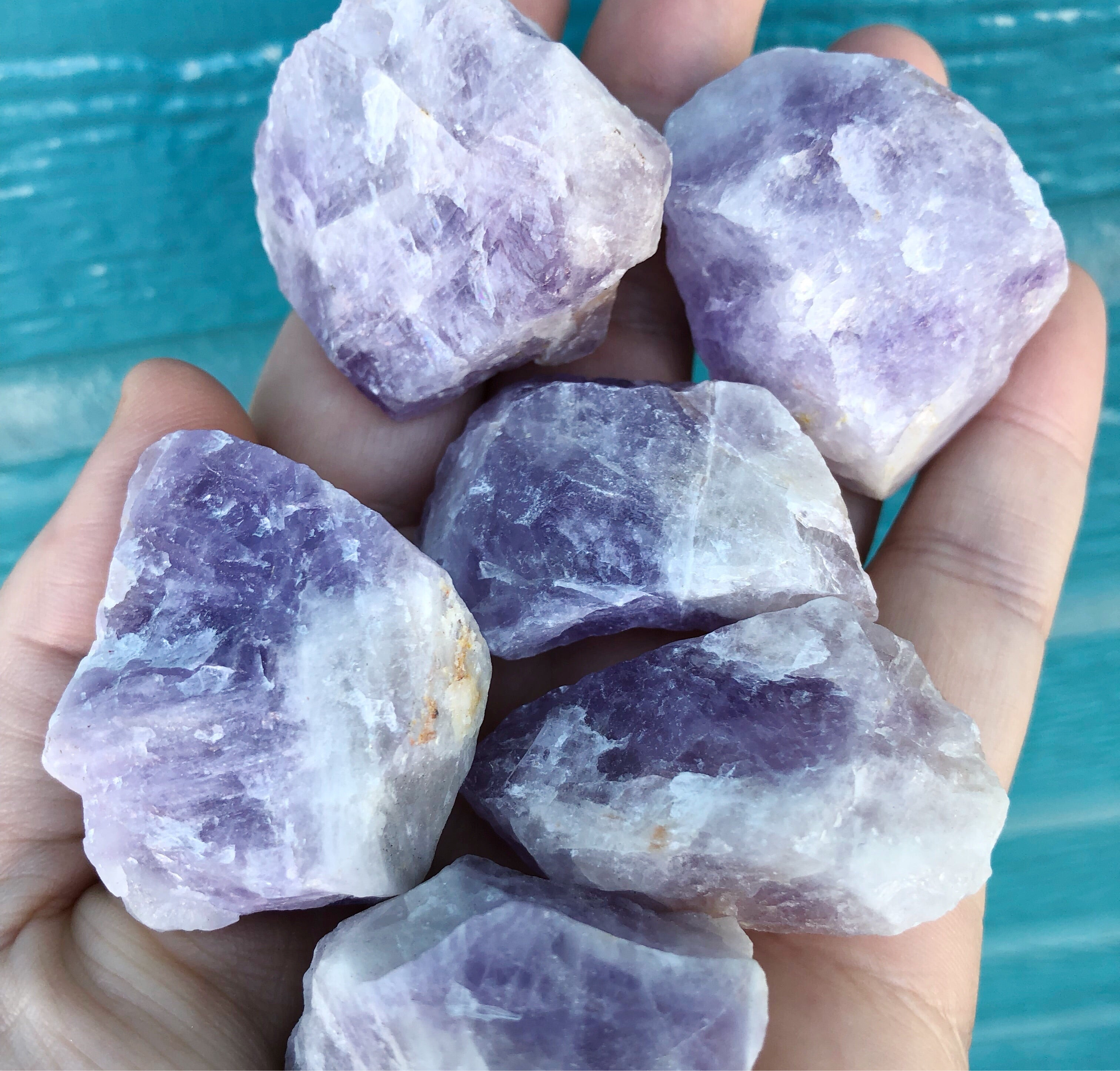 Amethyst AA Raw Rough Chunks for Intuition